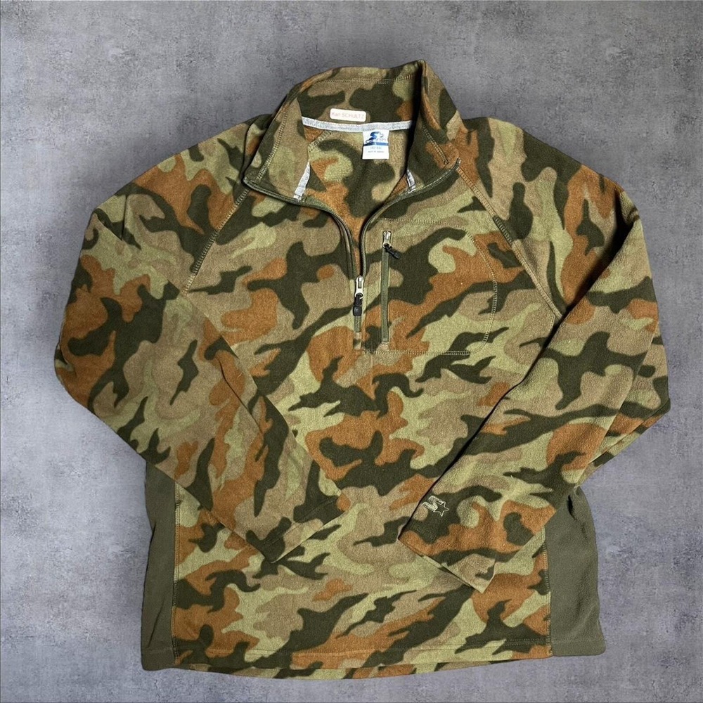 Y2K Starter Camo zip up‎ sweater large